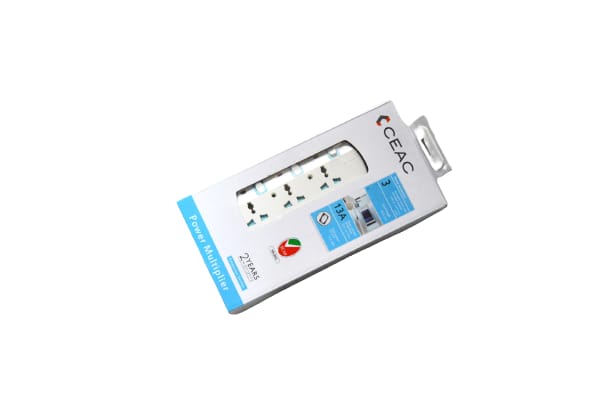 3WAY 2MTR EXTENSION SOCKET WITH SWITCH CE2051