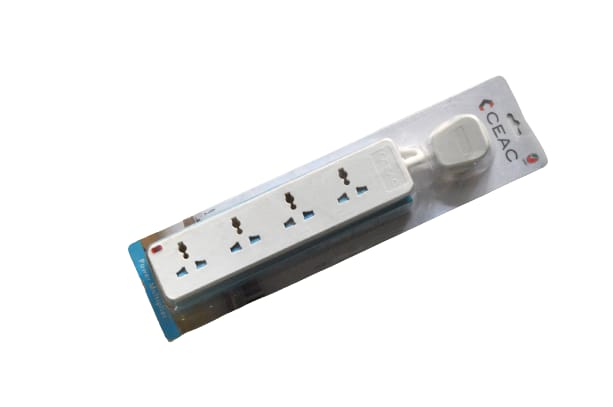 4WAY 5MTR EXTENSION SOCKET WITHOUT SWITCH CE2044