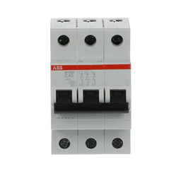 [ABB-MCB-3P-40] 40A 3P 6KA MCB SH203-C40 - ABB