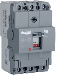 [HAG-HHA080Z] 80A TP MCCB 25KA HHA080Z - HAGER