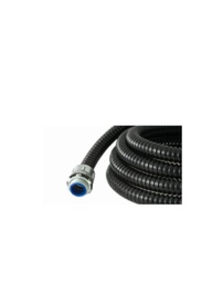 [CEAC-FC-GIPVC-20-25MTR] PVC COATED GI FLEXIBLE CONDUIT 20MM BLACK (PIPE 25MTR)