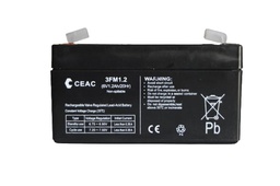 [CEAC-BAT-3FM1.3] CEAC BATTERY 3FM1.3 (6V1.3AH/20HR)   LEAD ACID BATTERY