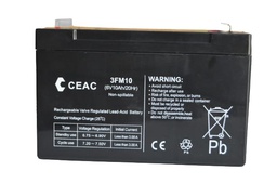 [CEAC-BAT-3FM10] CEAC BATTERY 3FM10 (6V10AH/20HR)  LEAD ACID BATTERY